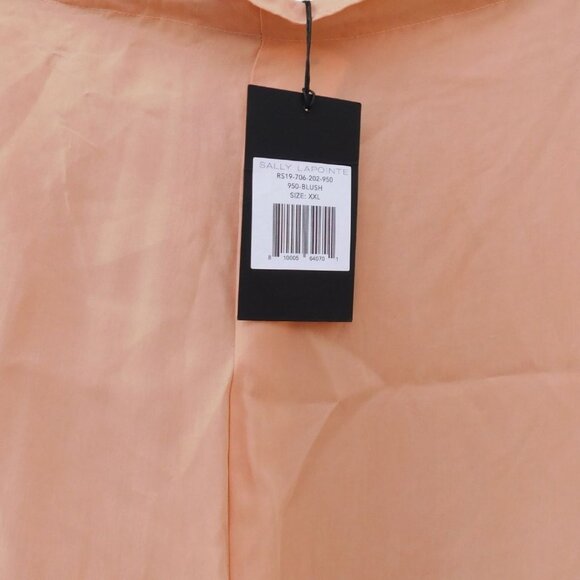 Sally LaPointe Lightweight Cupro Cropped Drawstring Pant - Picture 3 of 4